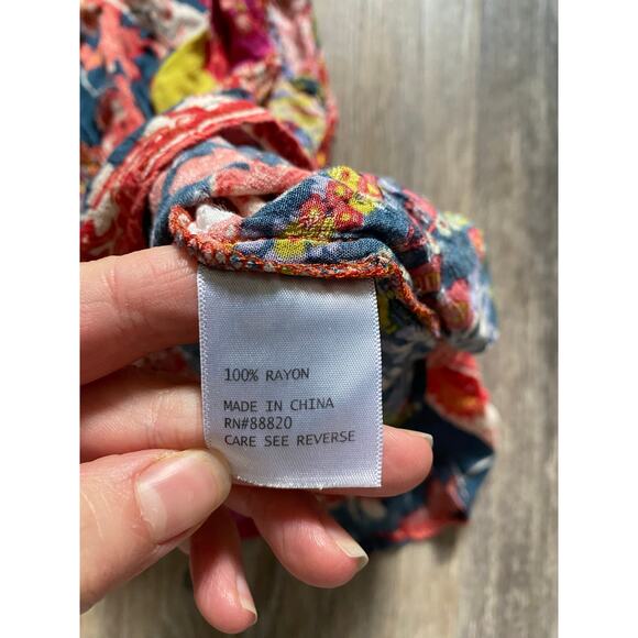 Babydoll Patchwork Ruffle Sleeveless Going Out Top Medium Boho Y2K Festival Chic - Picture 2 of 4